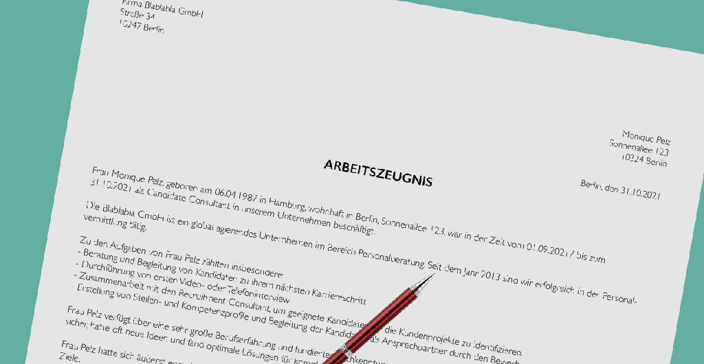 Arbeitszeugnis - German reference letter - Why is it that important?