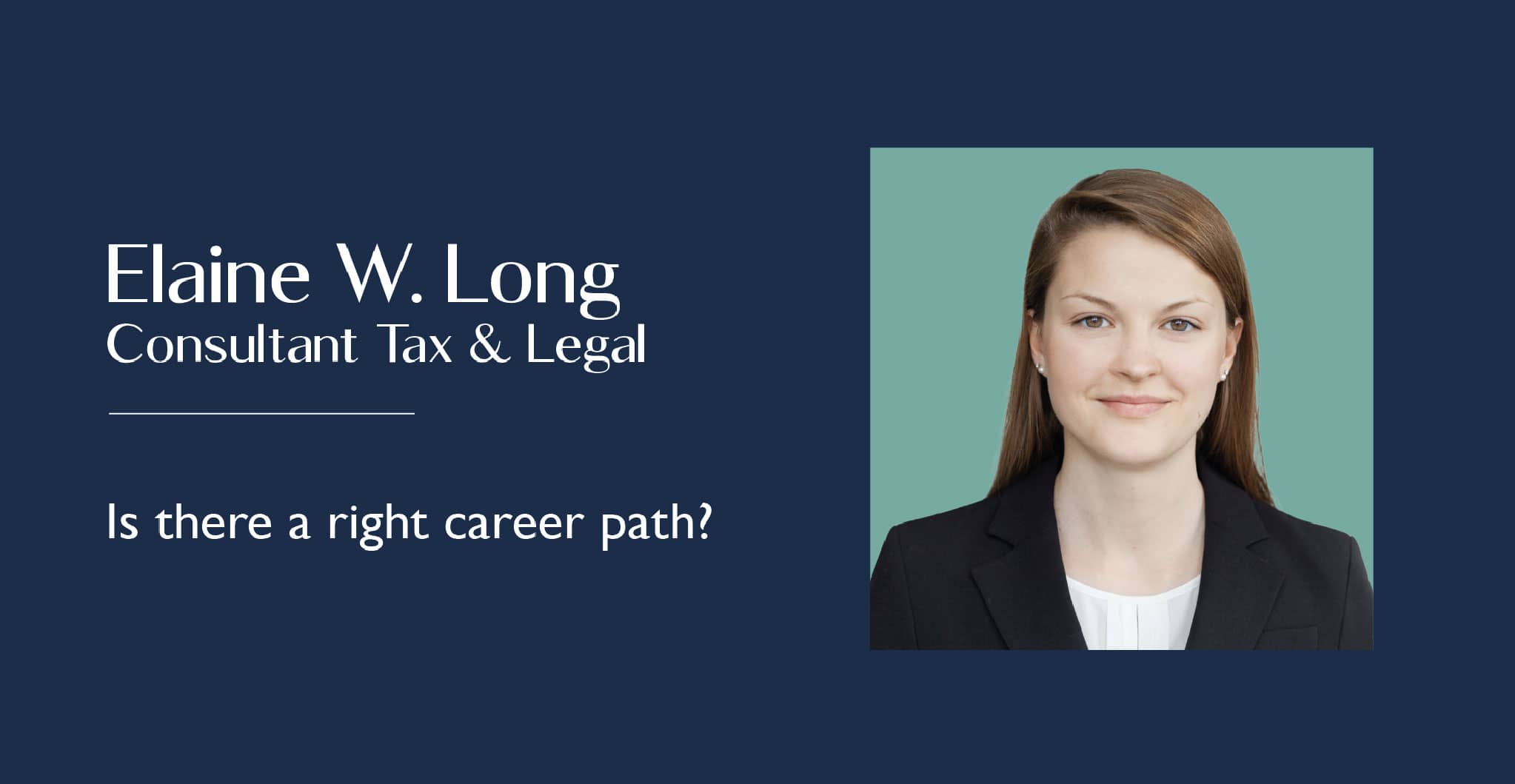Is there a right career path?