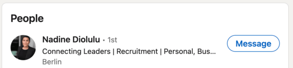 LinkedIn profile LinkedIn profile