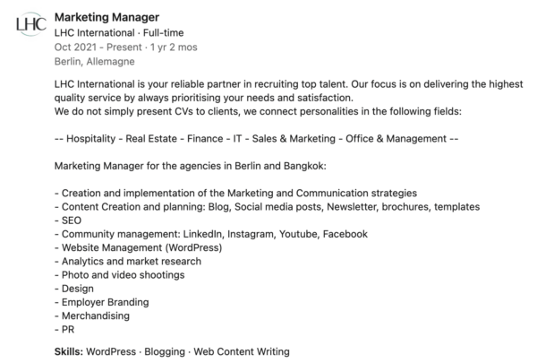 LinkedIn Profile Marketing LinkedIn Profile Marketing